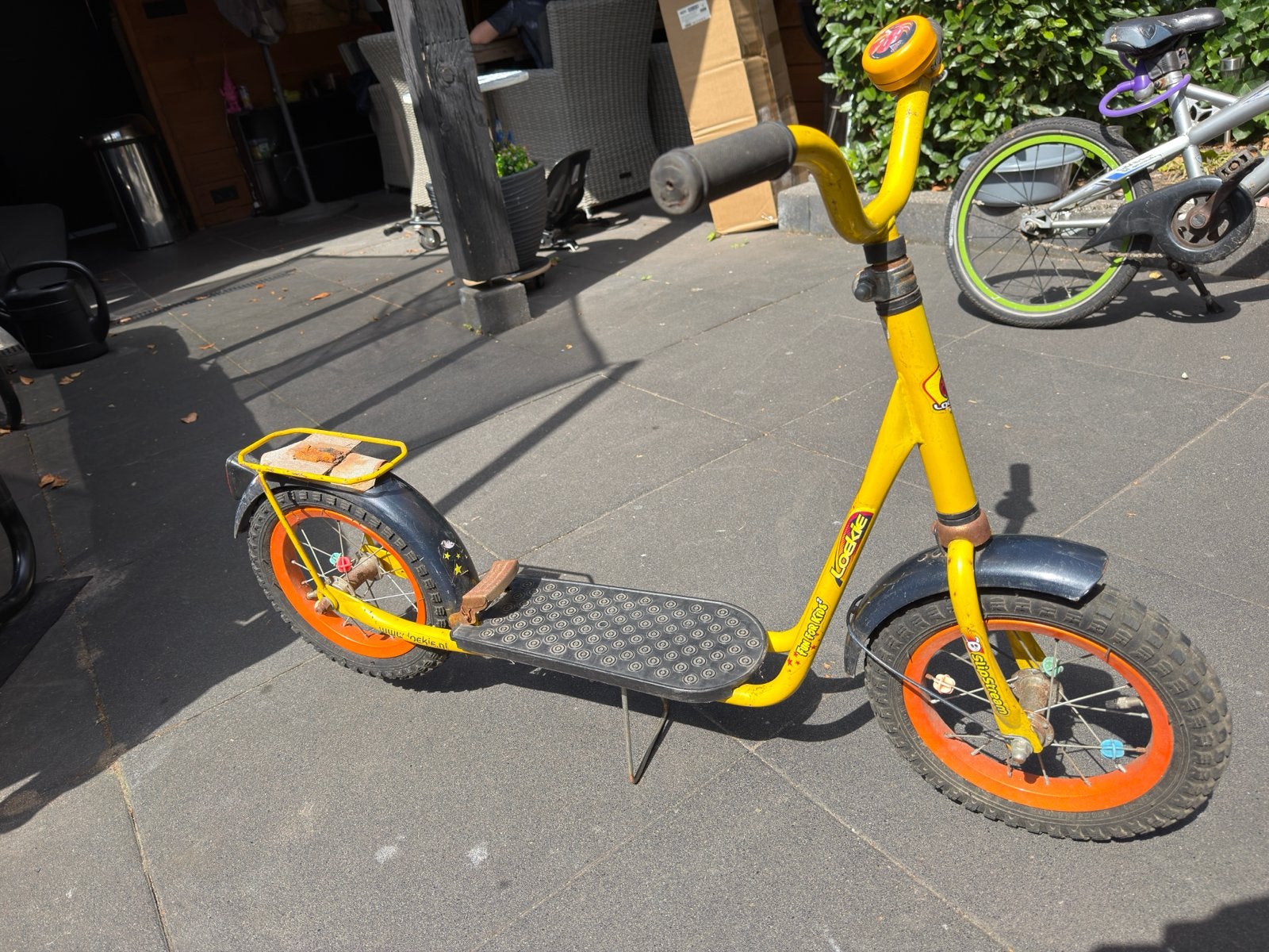 Ouderwetse Loekie step - Nog in goede staat!, Fietsen en Brommers, Steps, Ophalen of Verzenden, Gebruikt, Gewone step