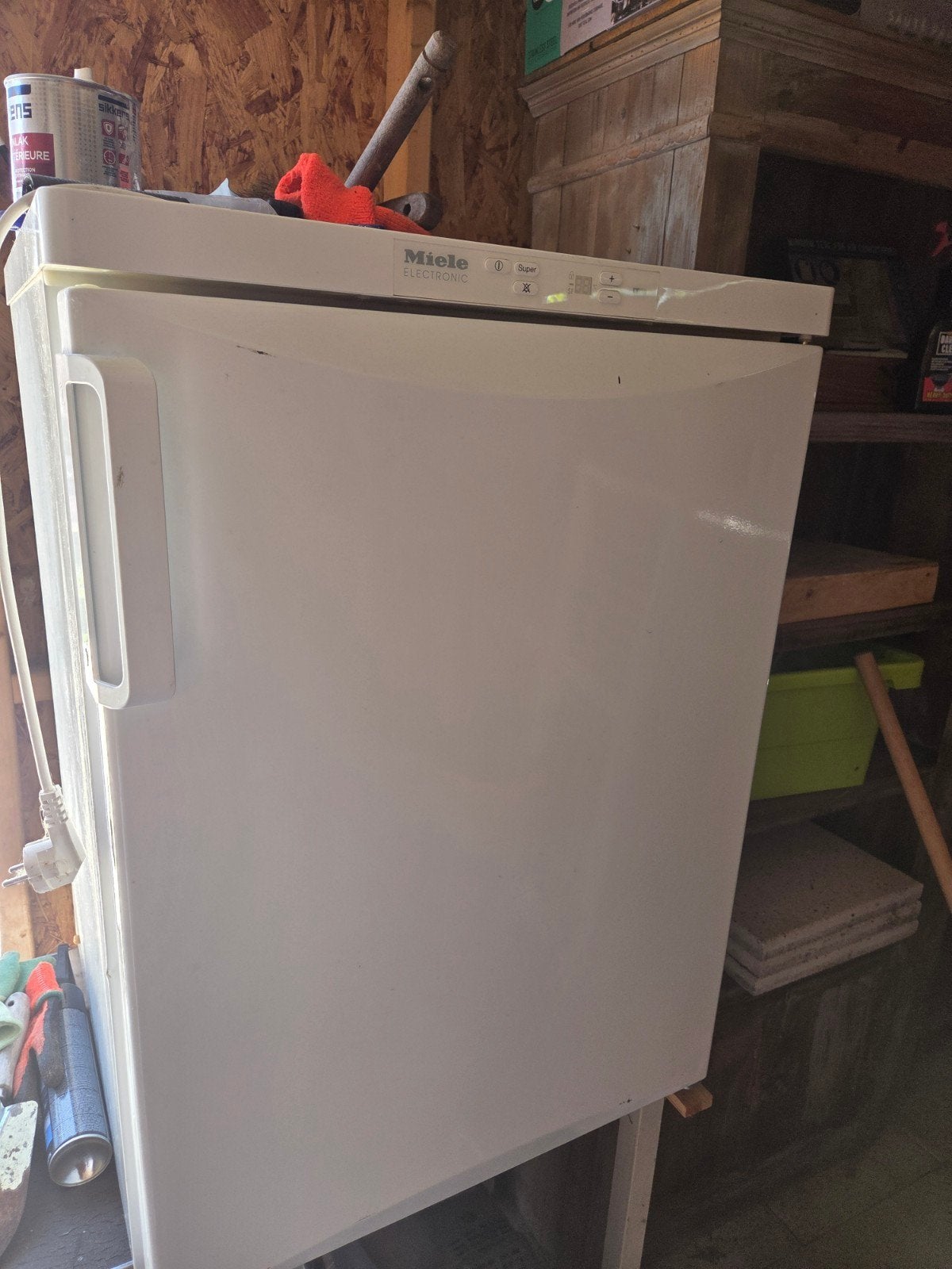 Miele tafelmodel vriezer met 4 lades, Gebruikt, Minder dan 60 cm, Vrijstaand, Ophalen
