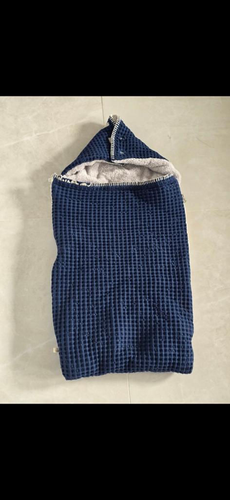KOEKA .Wafelstof baby slaapzakken - blauw en mintgroen, Kinderen en Baby's, Ophalen of Verzenden, Zo goed als nieuw, 70 tot 85 cm