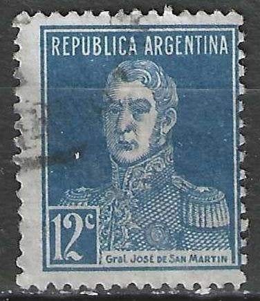 Argentinie 1908/1909 - Yvert 141 - Jose de San Martín (ST), Verzenden, Gestempeld, Noord-Amerika