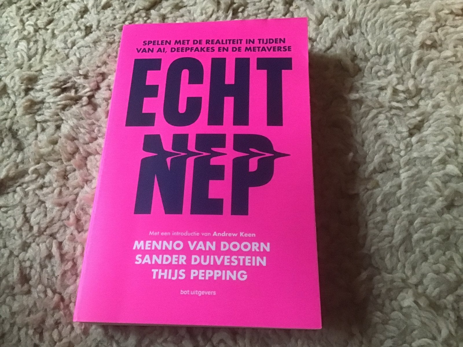 Echt Nep: Spelen met de realiteit in tijden van AI giro555, Ophalen of Verzenden, Zo goed als nieuw