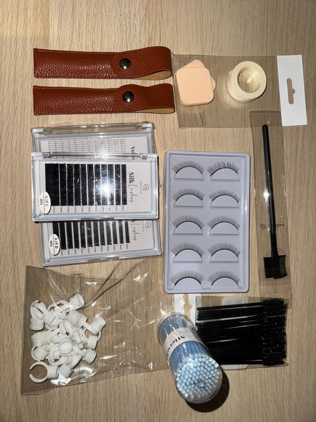 Oefenpakket wimperextensions (Maggie’s), Ophalen of Verzenden, Zo goed als nieuw, Zwart