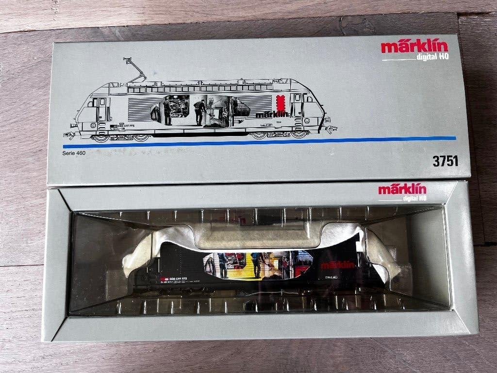 Marklin 3751 ho locomotief nieuwstaat, Wisselstroom, Locomotief, Nieuw, Ophalen of Verzenden