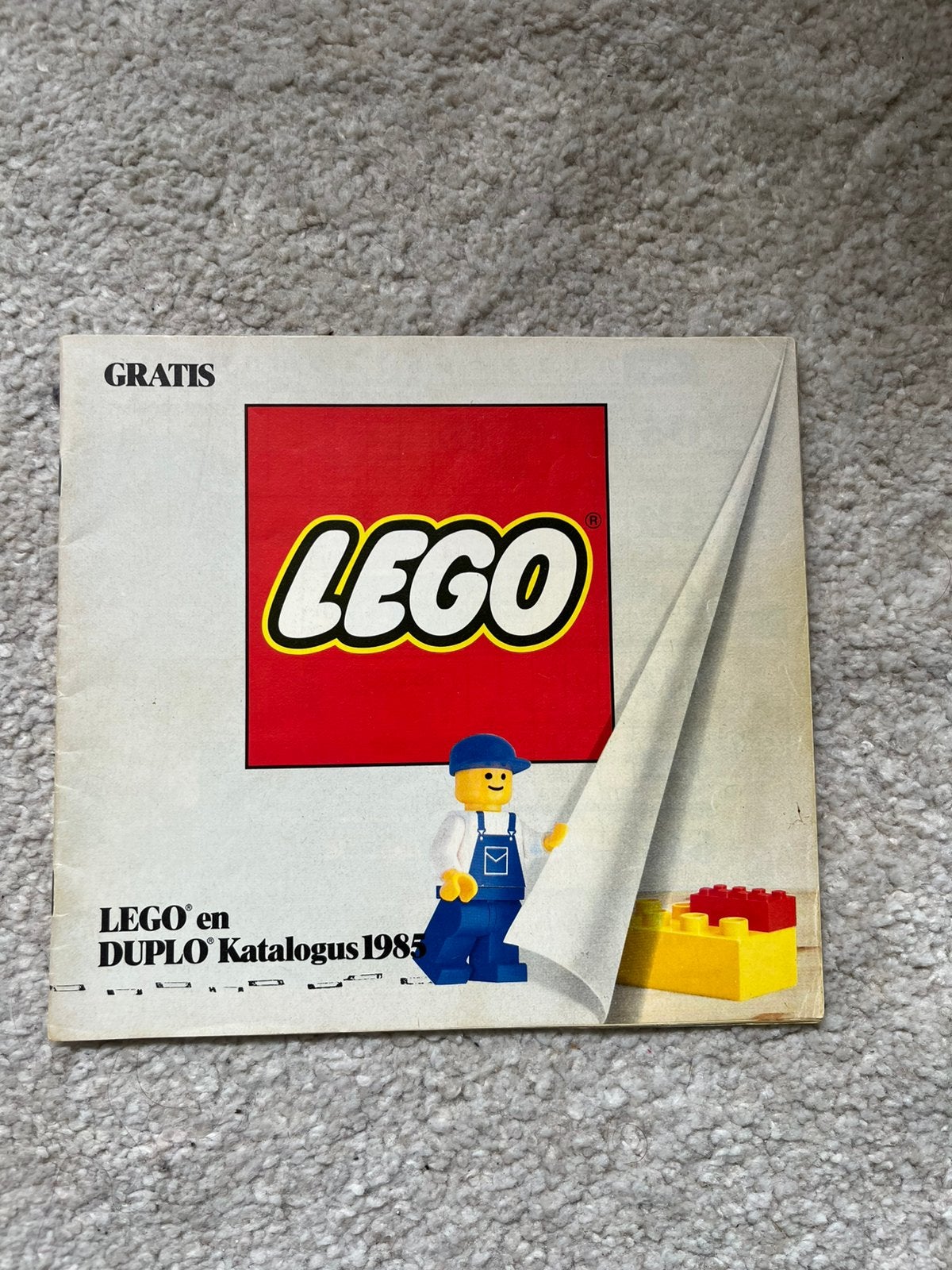 Oude LEGO catalogus / folder 1985, Ophalen of Verzenden, Gebruikt, Lego