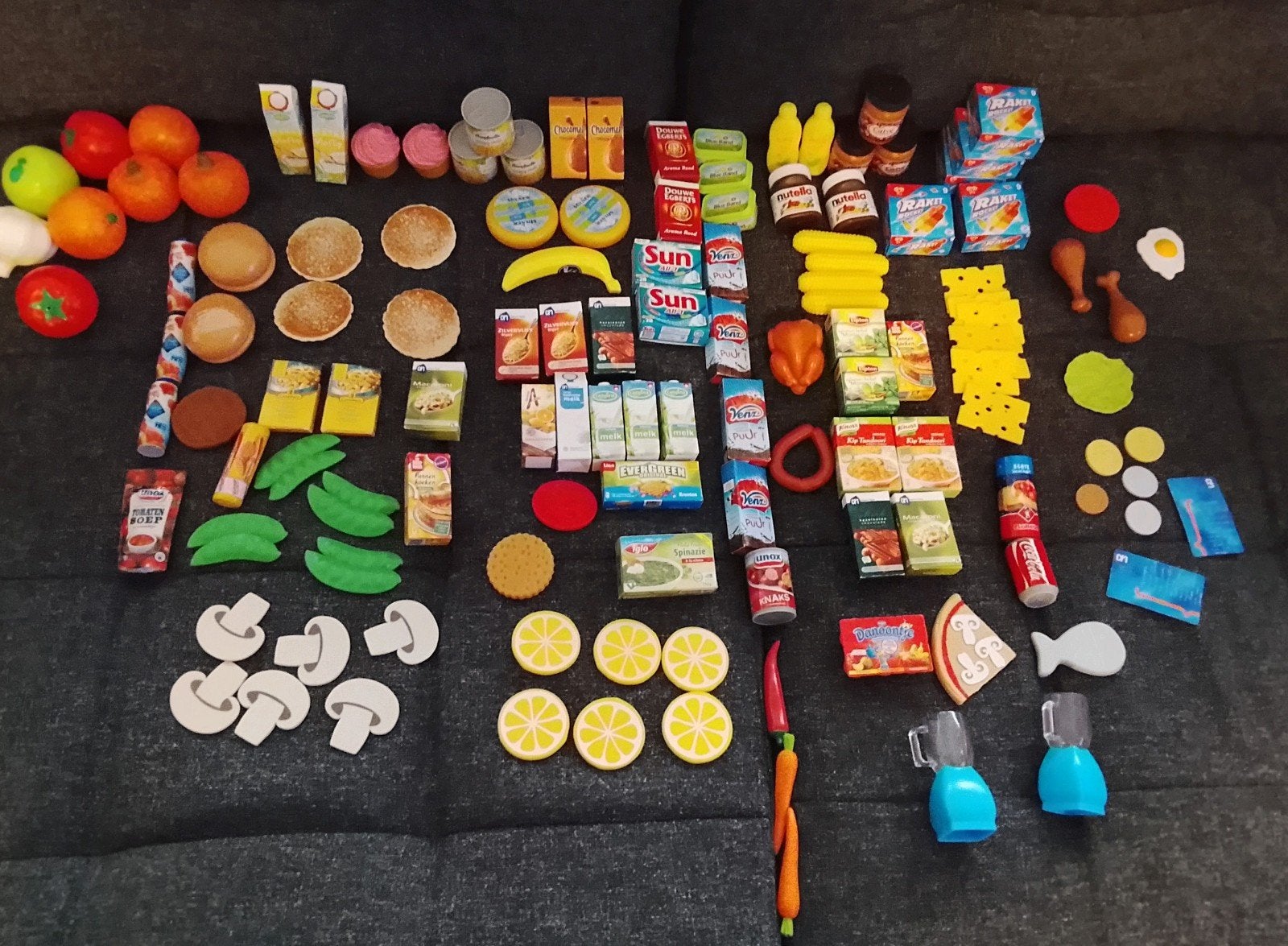 + - 123 Albert Heijn mini boodschappen speelgoed, Verzamelen, Albert Heijn, Ophalen of Verzenden