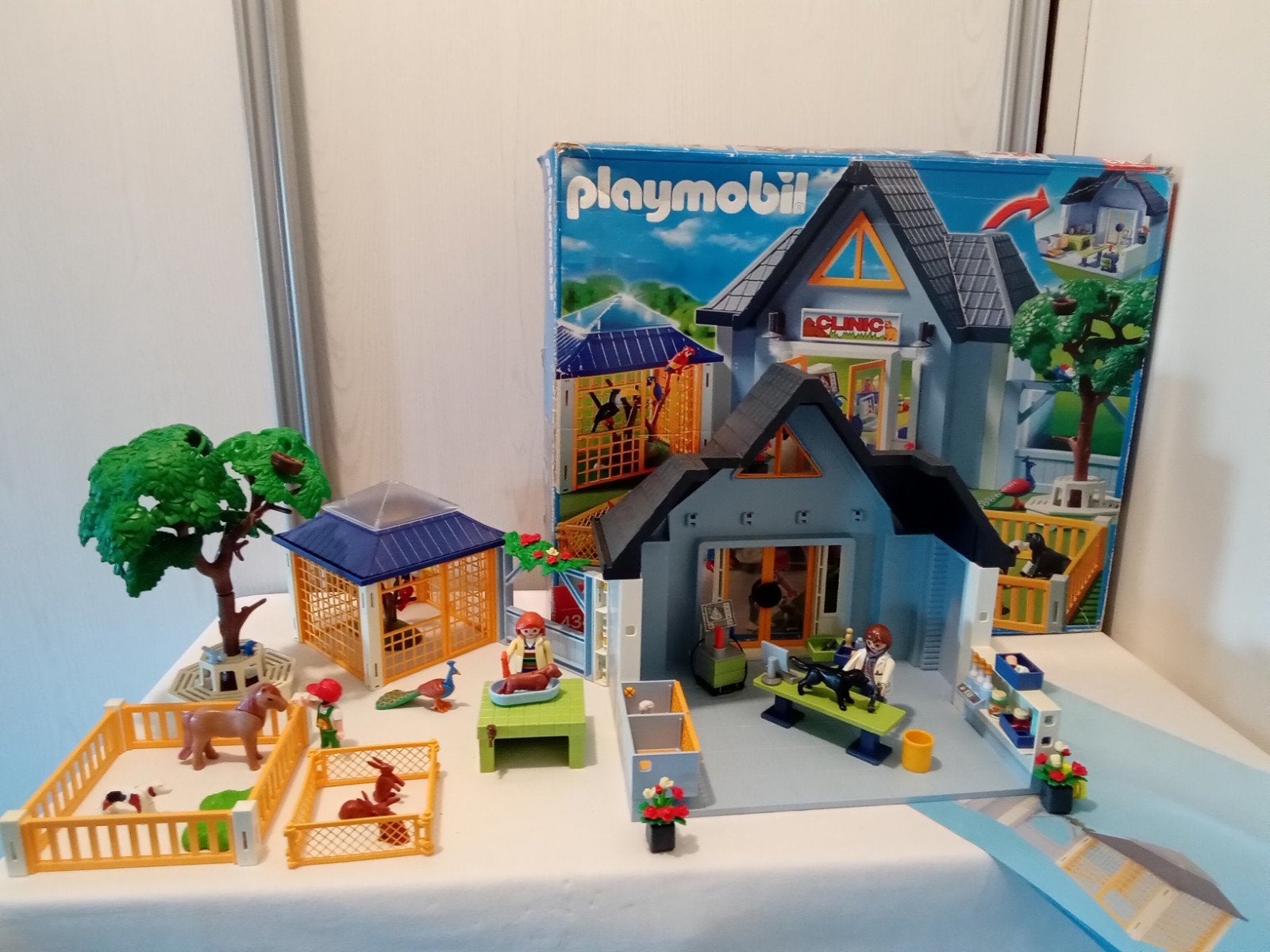 Playmobil 4343 Dierenkliniek compleet met doos en boekje, Kinderen en Baby's, Speelgoed | Playmobil, Gebouw, Complete set, Ophalen of Verzenden