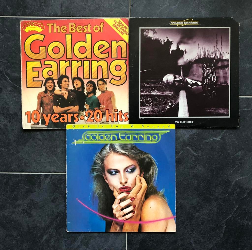 Golden Earring 3 lp’s, Ophalen, Zo goed als nieuw, 12 inch