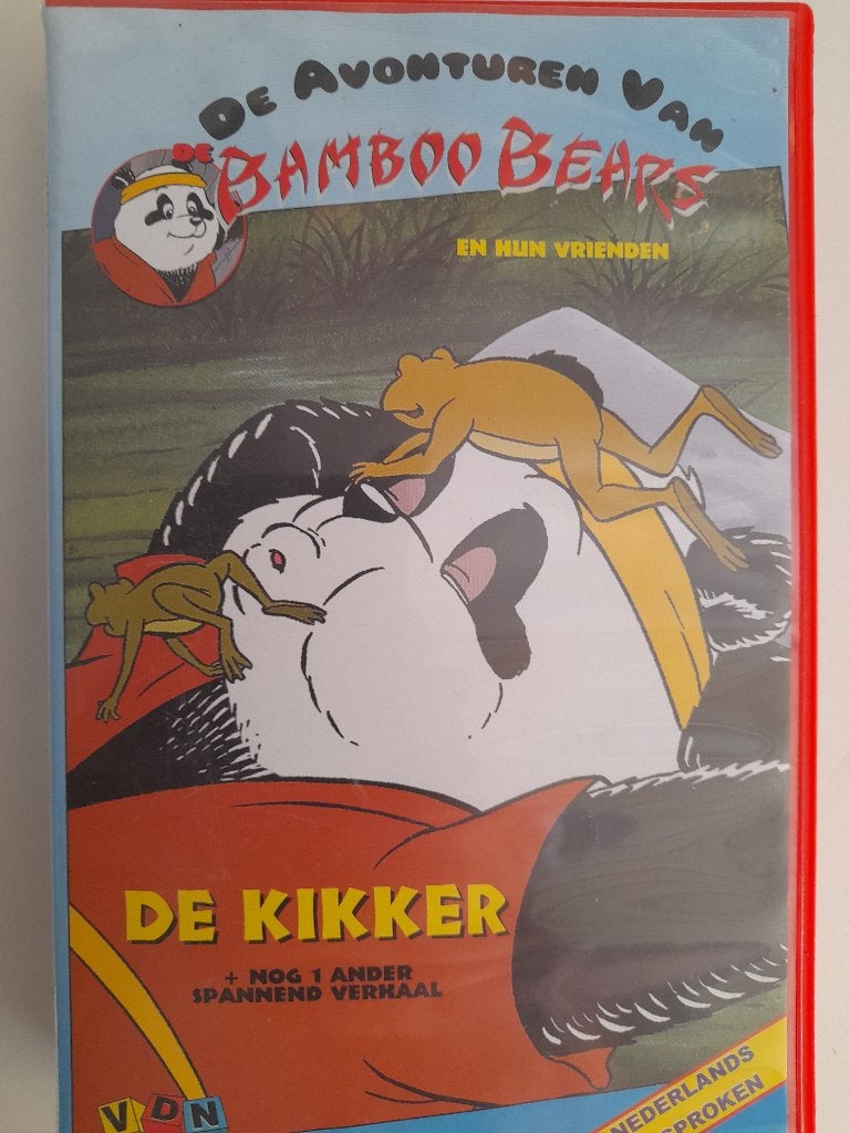 Bamboe bears, Cd's en Dvd's, VHS | Kinderen en Jeugd, Tekenfilm, Alle leeftijden, Zo goed als nieuw, VHS