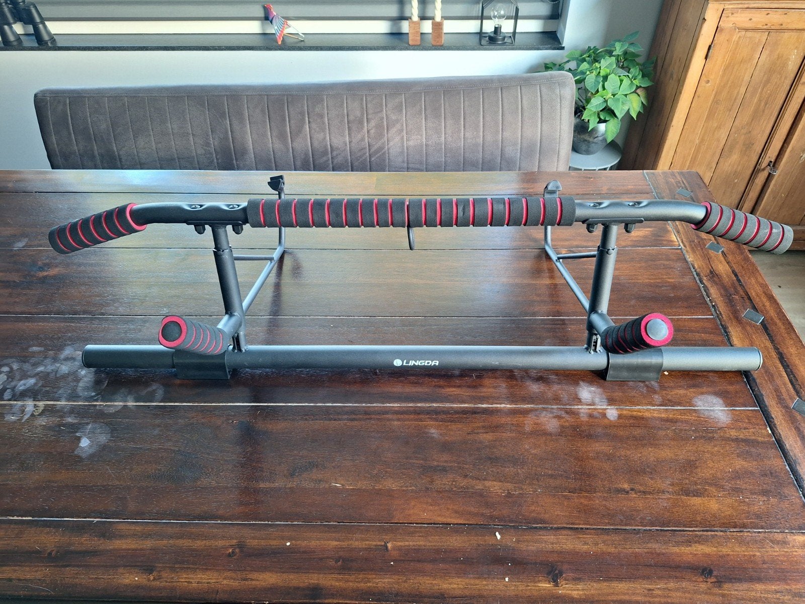 Lingda Pull Up Bar - Deurtrainer voor Krachttraining, Ophalen