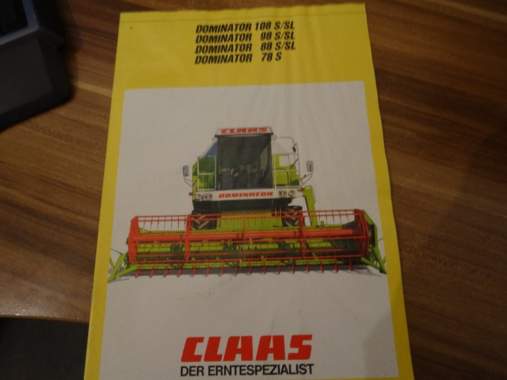 Claas Dominator maaidorser folder, Ophalen of Verzenden, Zo goed als nieuw, Folder