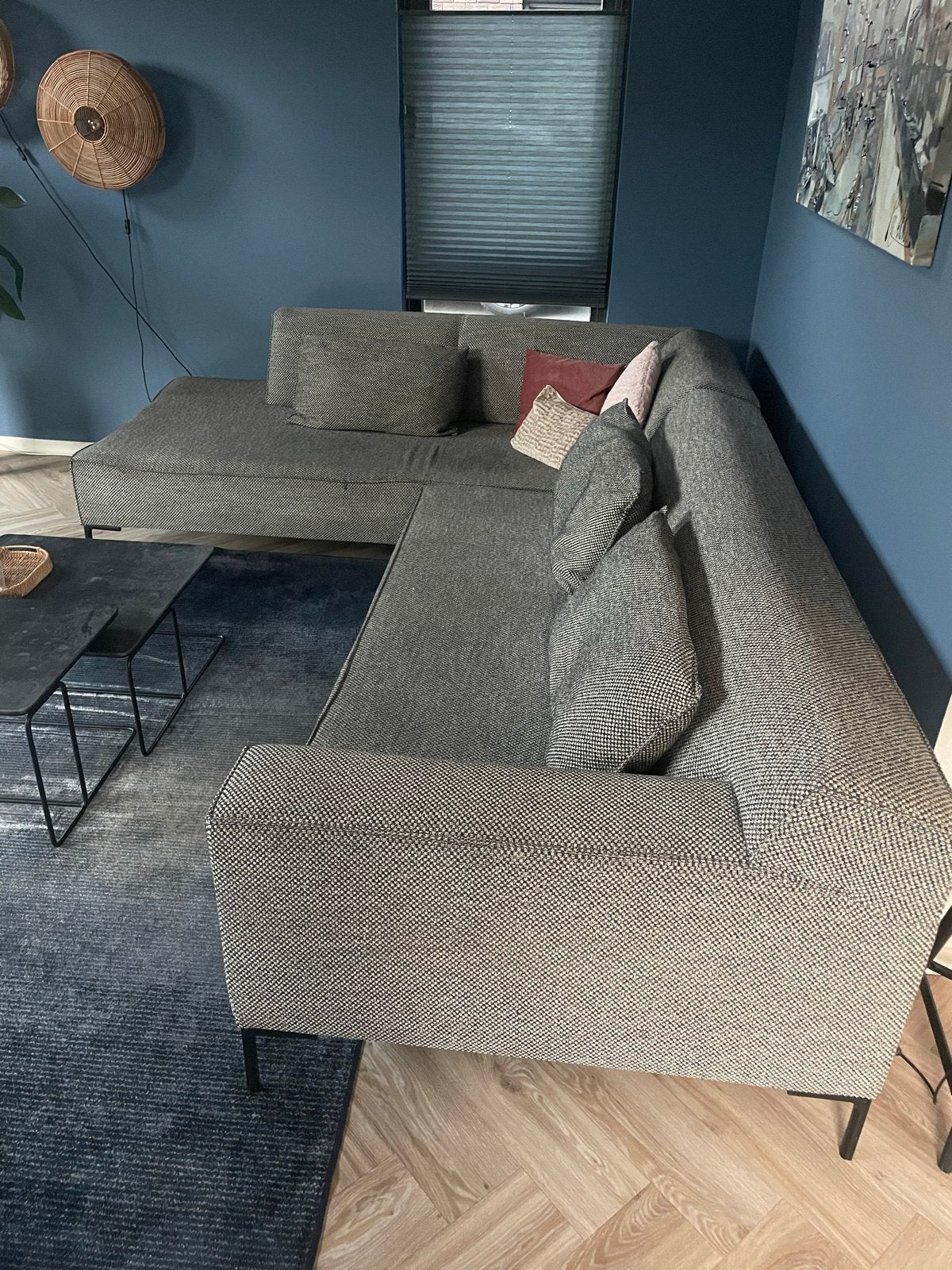 Design on stock hoekbank, Ophalen, 250 tot 300 cm, Gebruikt, 100 tot 125 cm