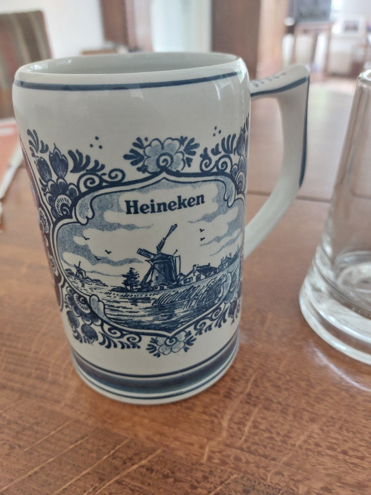 Heineken Bierpullen: Delfs Blauw en 'Bel voor de laatste ron, Verzamelen, Ophalen of Verzenden, Zo goed als nieuw