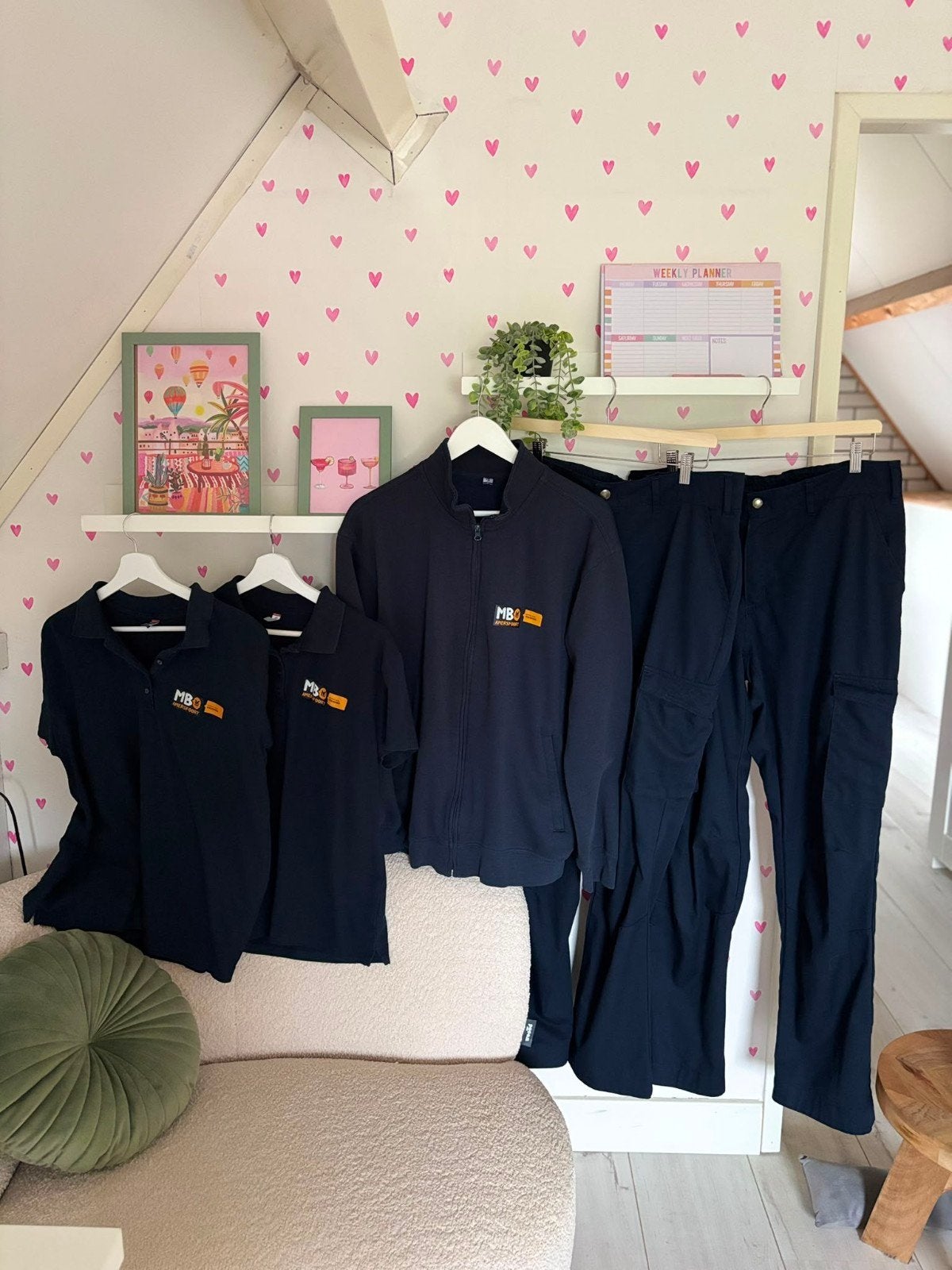 MBO Amersfoort Beveiliging Uniform - Compleet Pakket, Ophalen of Verzenden, Zo goed als nieuw, Maat 42/44 (L), Lang