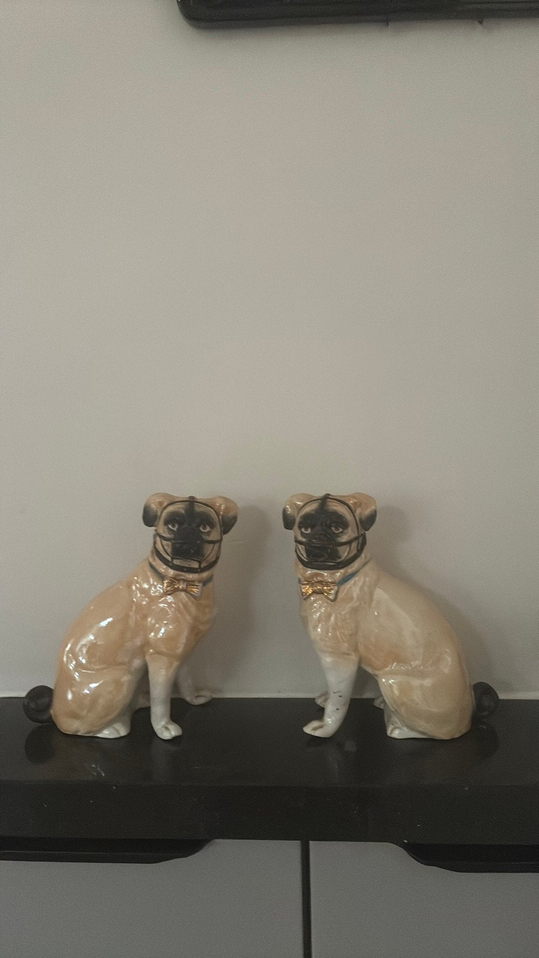 Antieke Staffordshire set hondjes, Antiek en Kunst, Antiek | Porselein, Ophalen of Verzenden