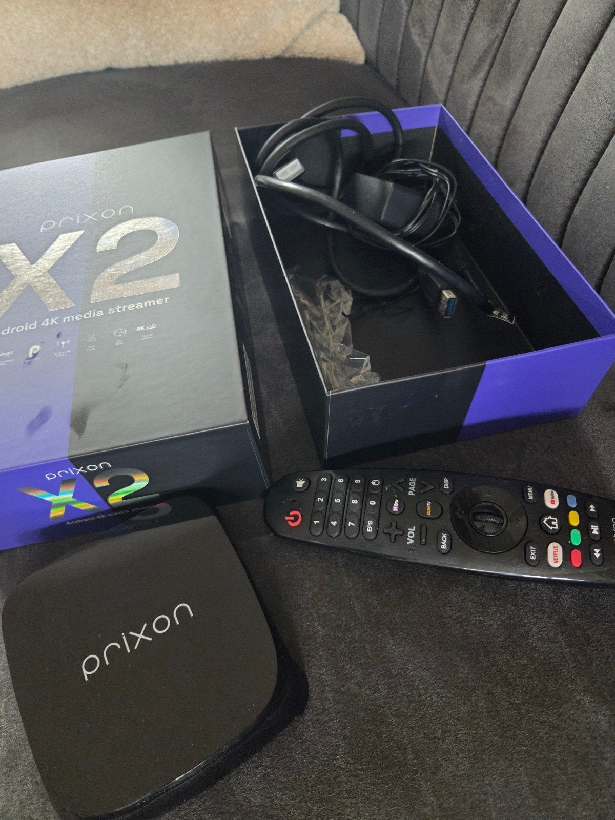 Prixon X2 Android 4K Media Streamer - Nieuw in doos, Audio, Tv en Foto, Ophalen, Nieuw, HDMI, Zonder harde schijf
