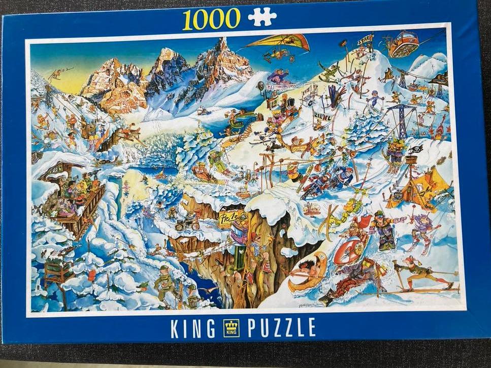 Twee puzzels, Ophalen, 500 t/m 1500 stukjes, Zo goed als nieuw