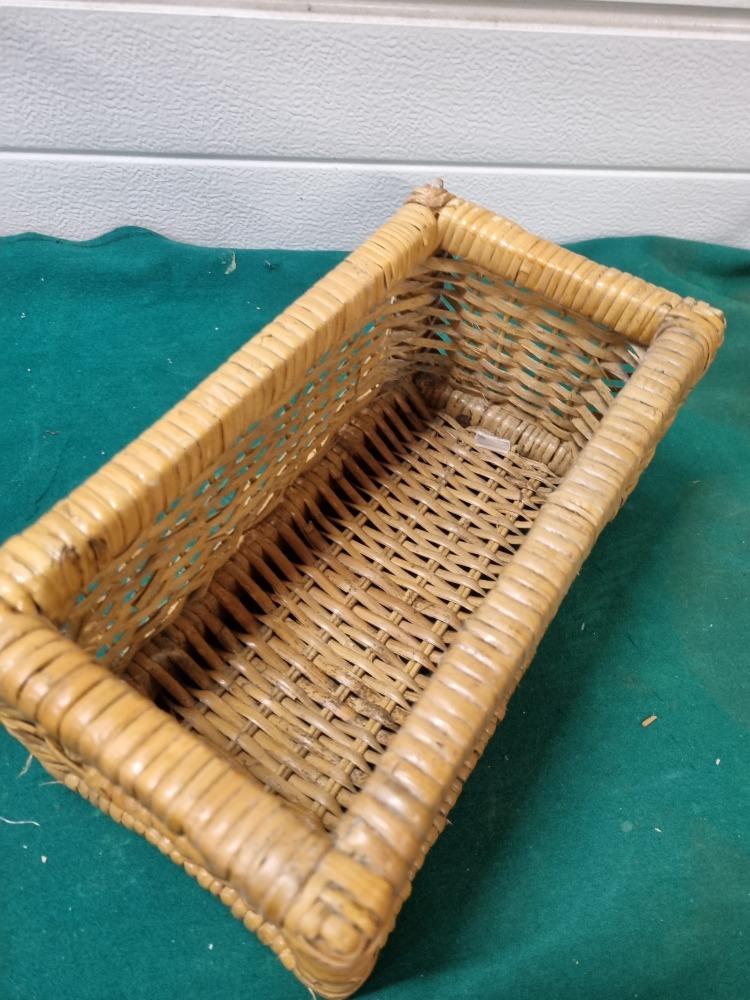 mand riet lade, Huis en Inrichting, Woonaccessoires | Schalen en Manden, Ophalen of Verzenden, 'T Olde Gre-j, Info@toldegrej.nl