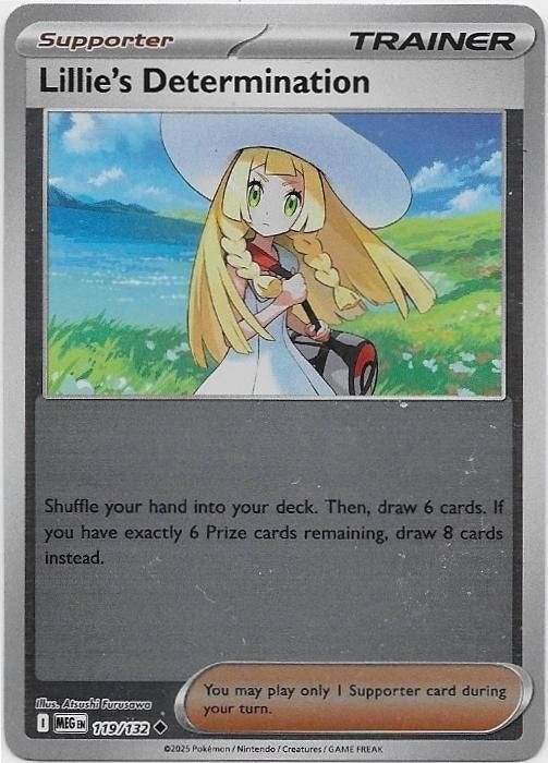 Mega Evolution,  Lillie's Determination [reverse] 119/132, Verzenden, Nieuw, Losse kaart