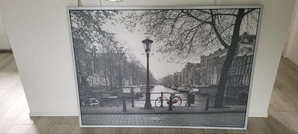 Ikea Amsterdamse gracht, 140x100 cm, Huis en Inrichting, Woonaccessoires | Schilderijen, Tekeningen en Foto's, Ophalen, 125 cm of meer
