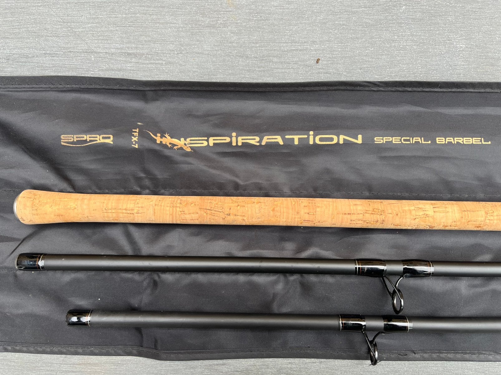 Nieuwe Spro Inspiration Special Barbell 3.6 M met wisseltop, Watersport en Boten, Ophalen, Nieuw, Werphengel