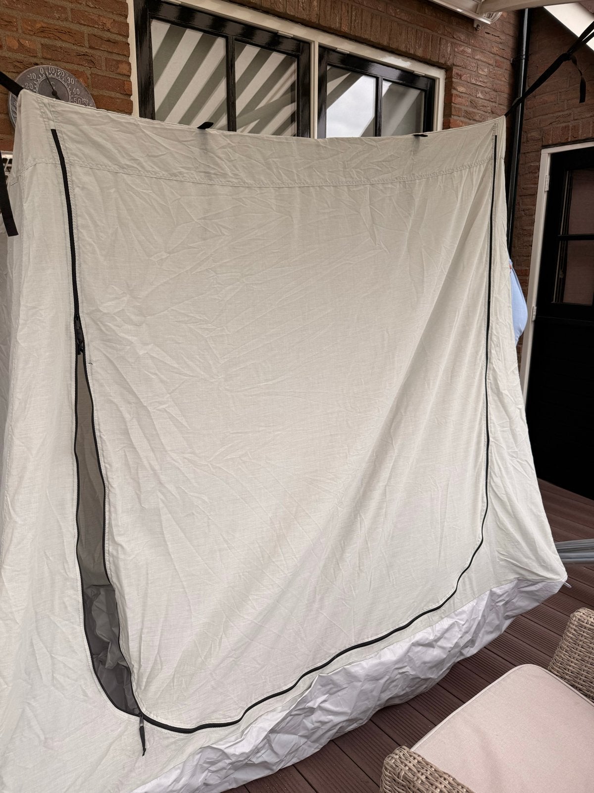 Slaaptent binnentent 125x205 caravan voortent erker, Ophalen, Gebruikt, Tot en met 2