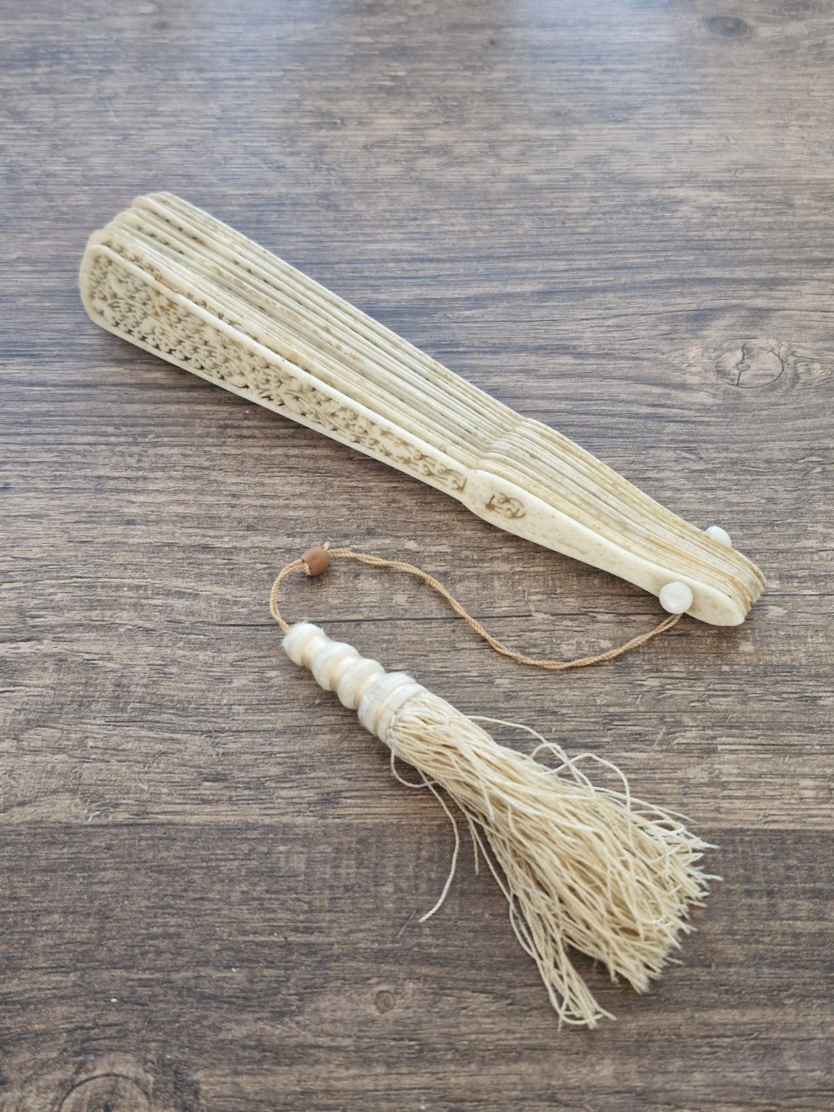 antieke Chinese brisé-waaier., Antiek en Kunst, Curiosa en Brocante, Ophalen of Verzenden