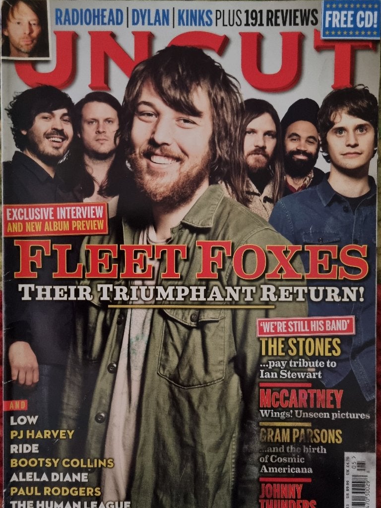 UNCUT 05-2011 168 Fleet Foxes Ride Gram Parsons Stewart, Ophalen of Verzenden, Zo goed als nieuw, Muziek, Film of Tv