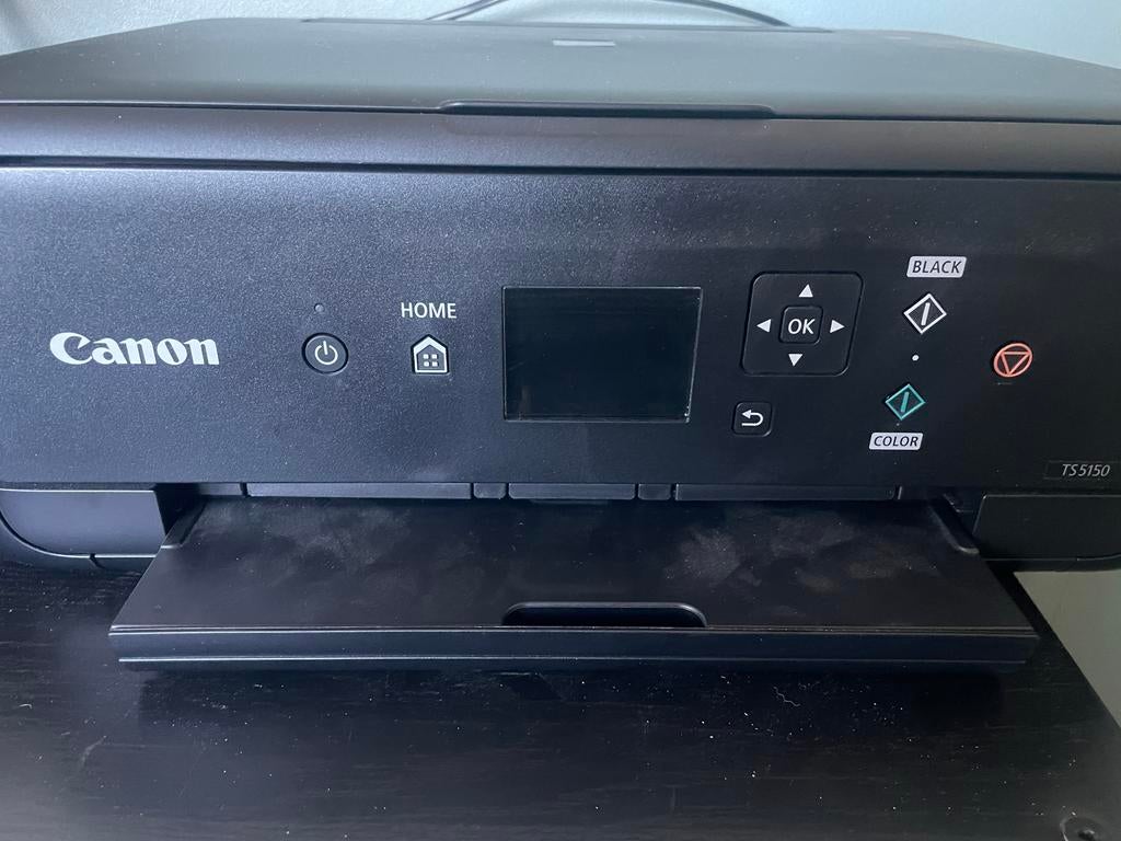 Goed werkende Canon TS5150 All-in-One Printer, Computers en Software, Printers, Inkjetprinter, All-in-one, Kleur printen, Zo goed als nieuw