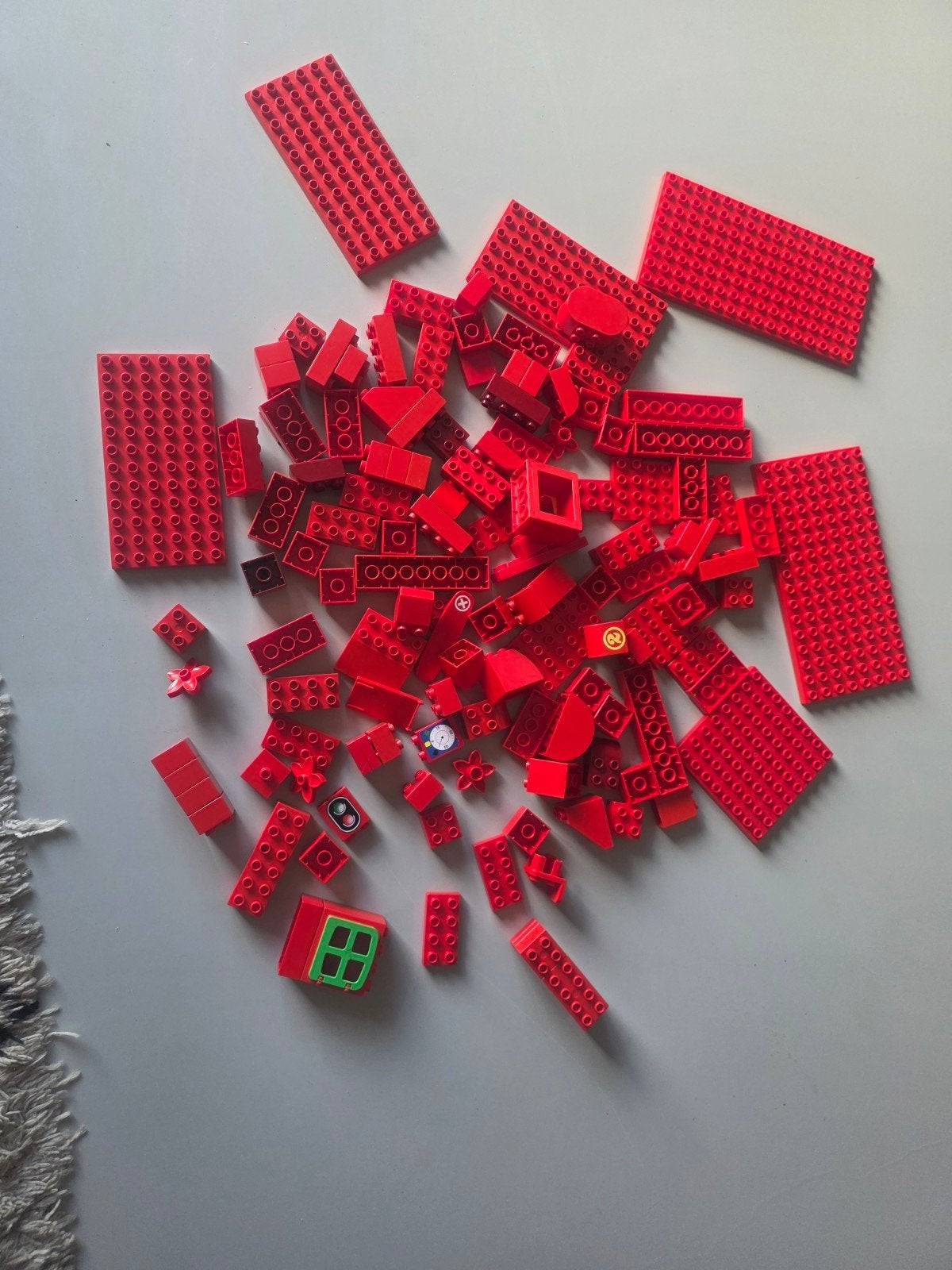 Heel veel rode soorten Duplo, Ophalen of Verzenden, Gebruikt, Duplo