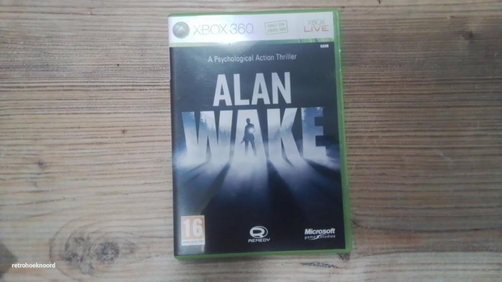 Alan Wake Xbox 360 - Psychologische Actiethriller, Avontuur en Actie, 1 speler, Ophalen of Verzenden, Zo goed als nieuw