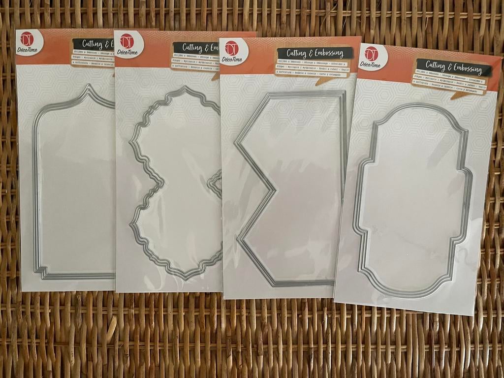 4 snijmallen deco time €1,50 per stuk nieuw, Hobby en Vrije tijd, Ophalen of Verzenden, Nieuw, Overige thema's, Pons of Mal