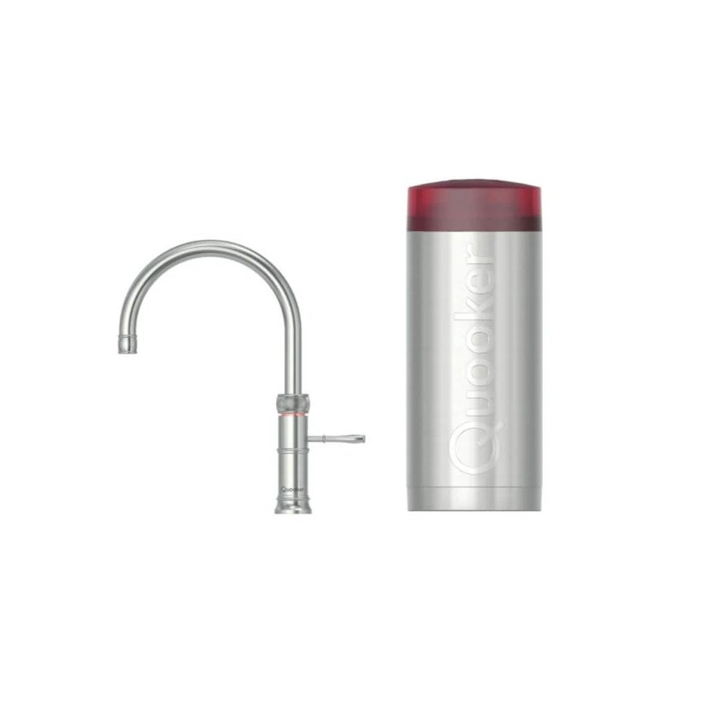 Quooker Classic Fusion Round RVS met Combi reservoir, Ophalen of Verzenden, Gebruikt