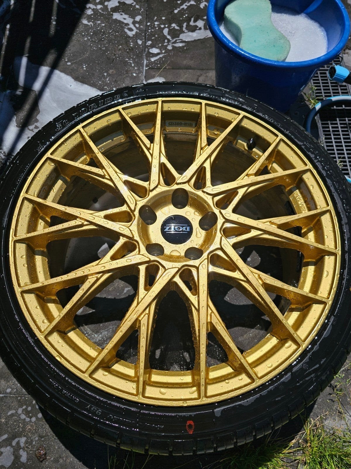 20 inch Dotz velgen + nieuwe banden, Ophalen, Banden en Velgen, 20 inch, Gebruikt