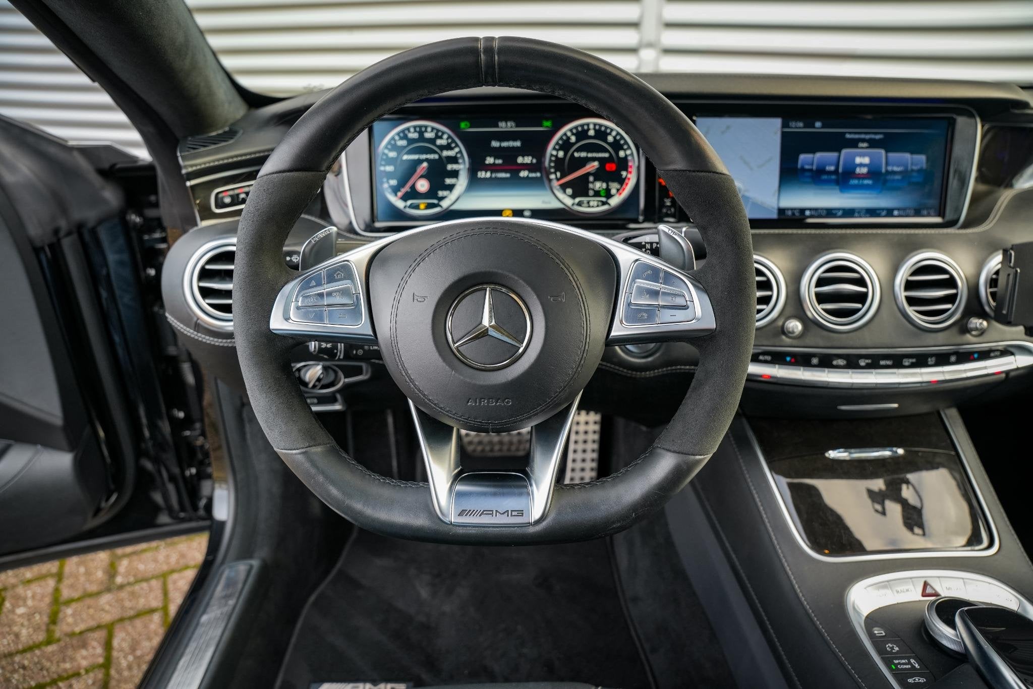 Mercedes-Benz S-klasse Coupé AMG 63 4Matic Burmester Stoelv, Auto's, Mercedes-Benz, Automaat, 5461 cc, Gebruikt, 4 stoelen
