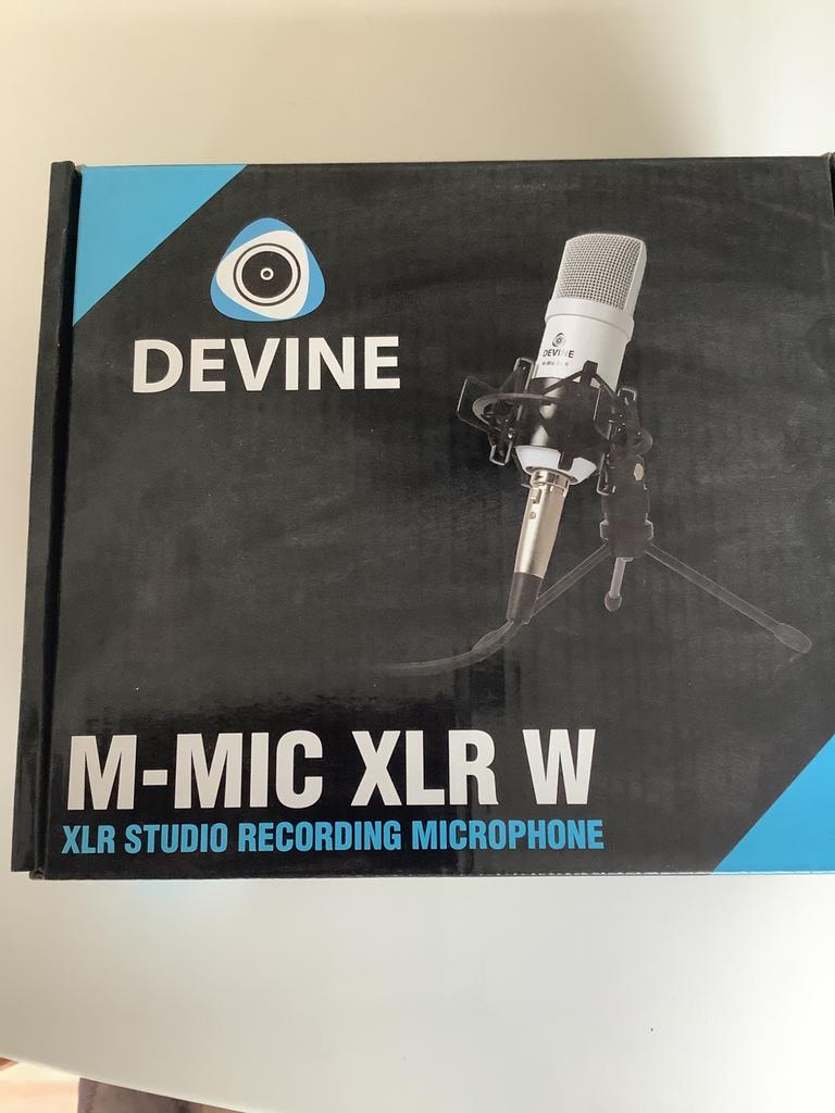Devine M-MIC XLR W studiomicrofoon, Ophalen, Nieuw, Studiomicrofoon