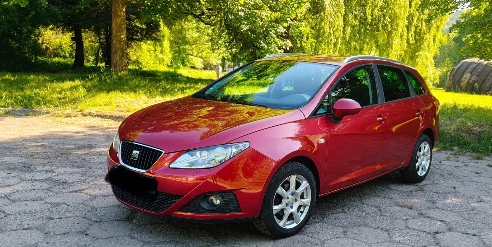 Seat Ibiza 1.2 TSI 77KW ST DSG 2011 Rood, Auto's, Automaat, Zwart, Particulier, Geïmporteerd