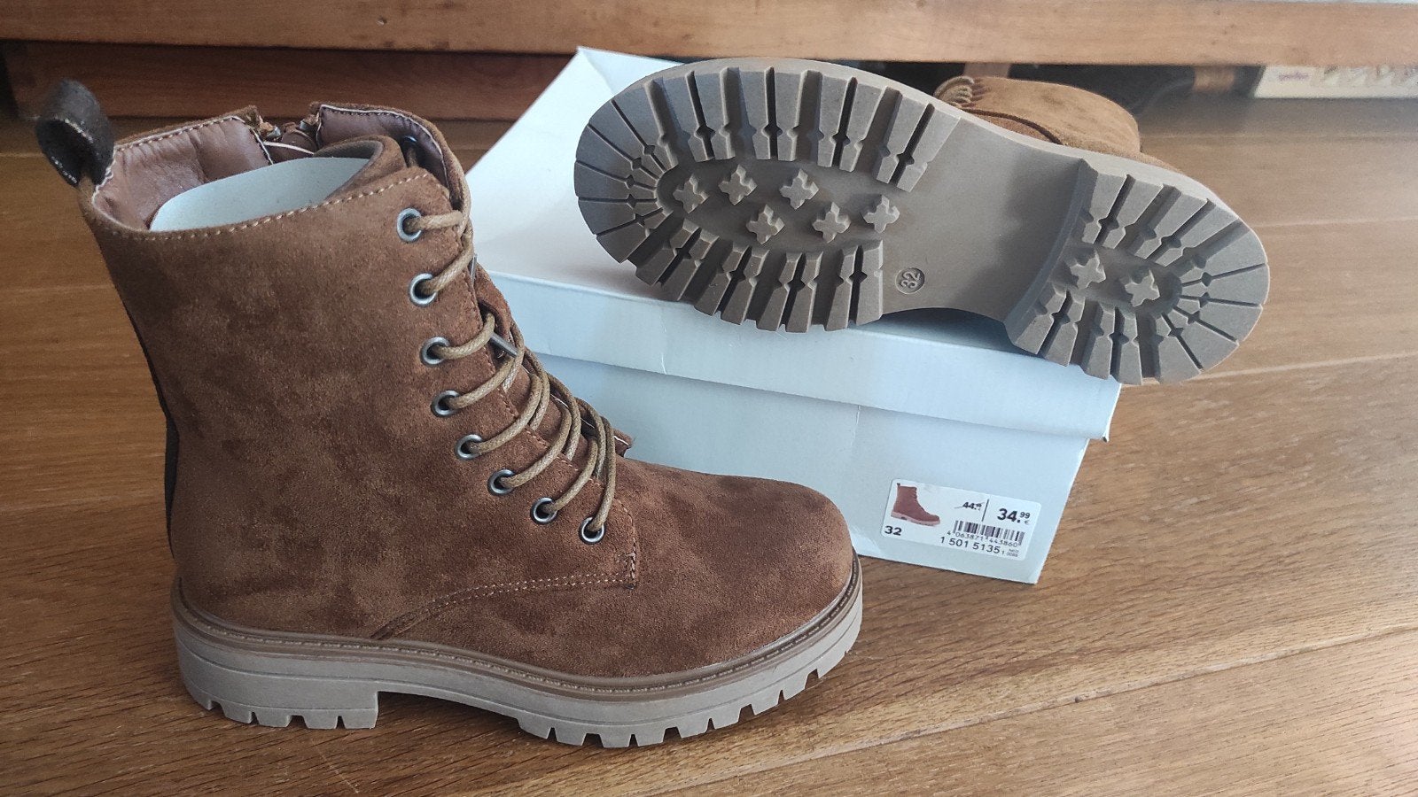 Graceland bruine veterboots maat 32, Graceland, Ophalen of Verzenden, Nieuw