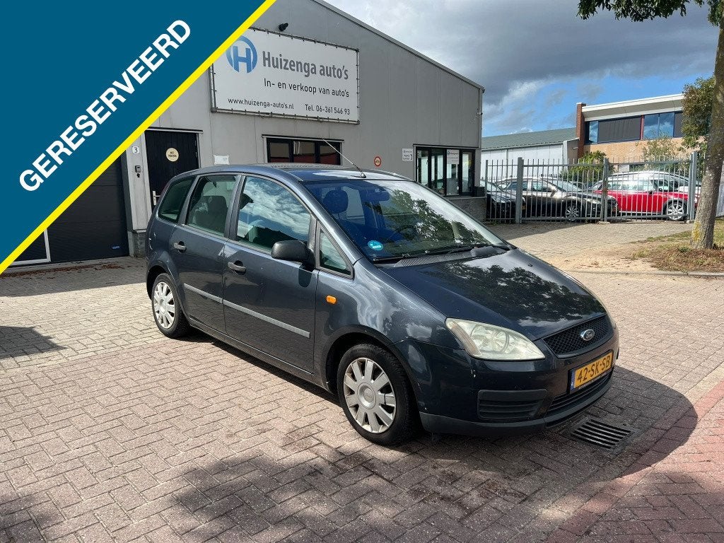 Ford Focus C-MAX 1.6-16V Champion| AIRCO| MET APK!, Auto's, 1596 cc, Gebruikt, Zwart, 4 cilinders