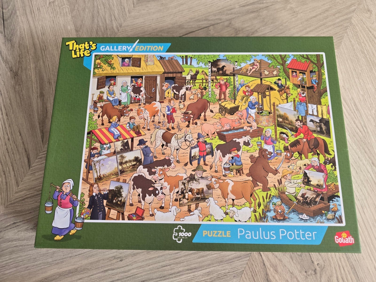 Nieuw That’s Life Gallery Edition Paulus Potter 1000 stukjes, Ophalen of Verzenden, 500 t/m 1500 stukjes, Nieuw, Legpuzzel