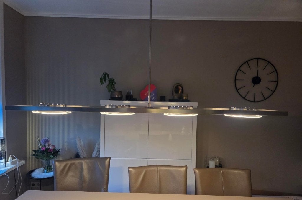 Hanglamp Aiden 120 x 20 cm, Ophalen, Zo goed als nieuw, Metaal, G9