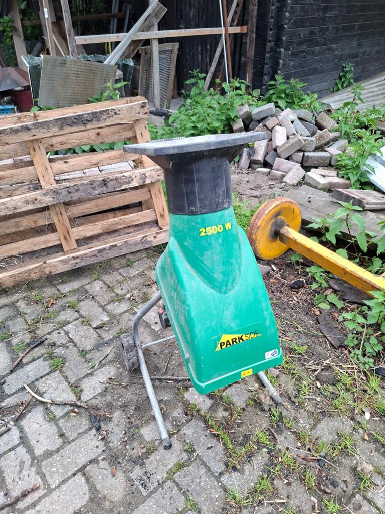 Parkside Hakselaar 2500W - Krachtig en Betrouwbaar, Ophalen, Gebruikt, Elektrisch, Parkside