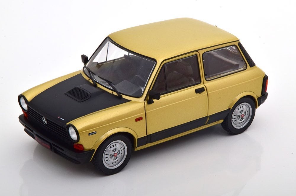 Autobianchi A112 Abarth 1980 Goud / Zwart 1-18 Solido, Solido, Auto, Solido, Nieuw