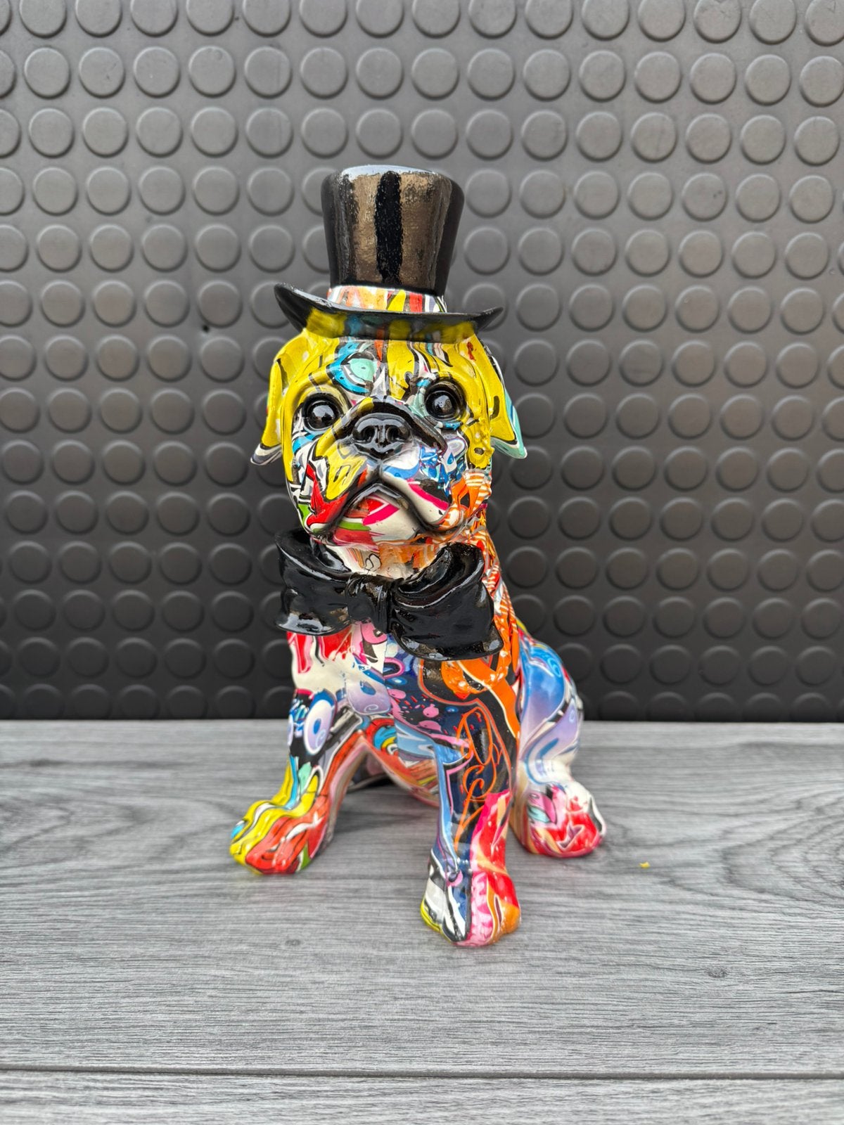 bulldog hoed (graffiti) 27hoog 16breed/Nieuw!, Verzamelen, Beelden en Beeldjes, Ophalen, Nieuw