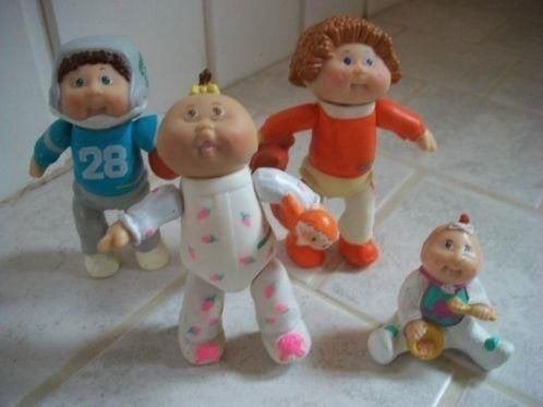 Cabbage Patch popjes / 1984 Mattel / 4 stuks in 1 koop, Ophalen of Verzenden, Zo goed als nieuw