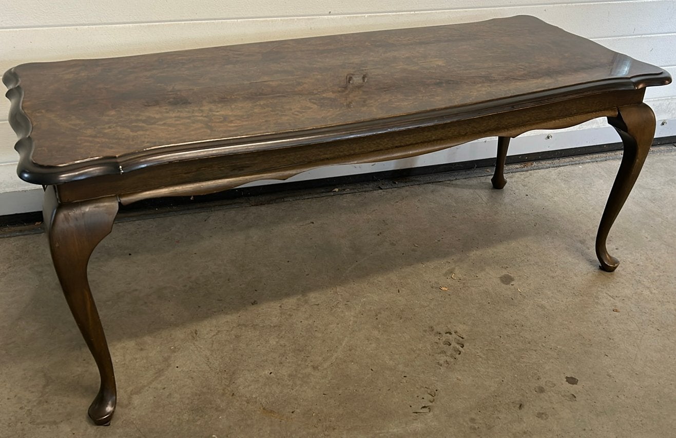 Salontafel Queen Anne stijl. 120 x 50 cm. 48 hoog., Antiek en Kunst, Ophalen