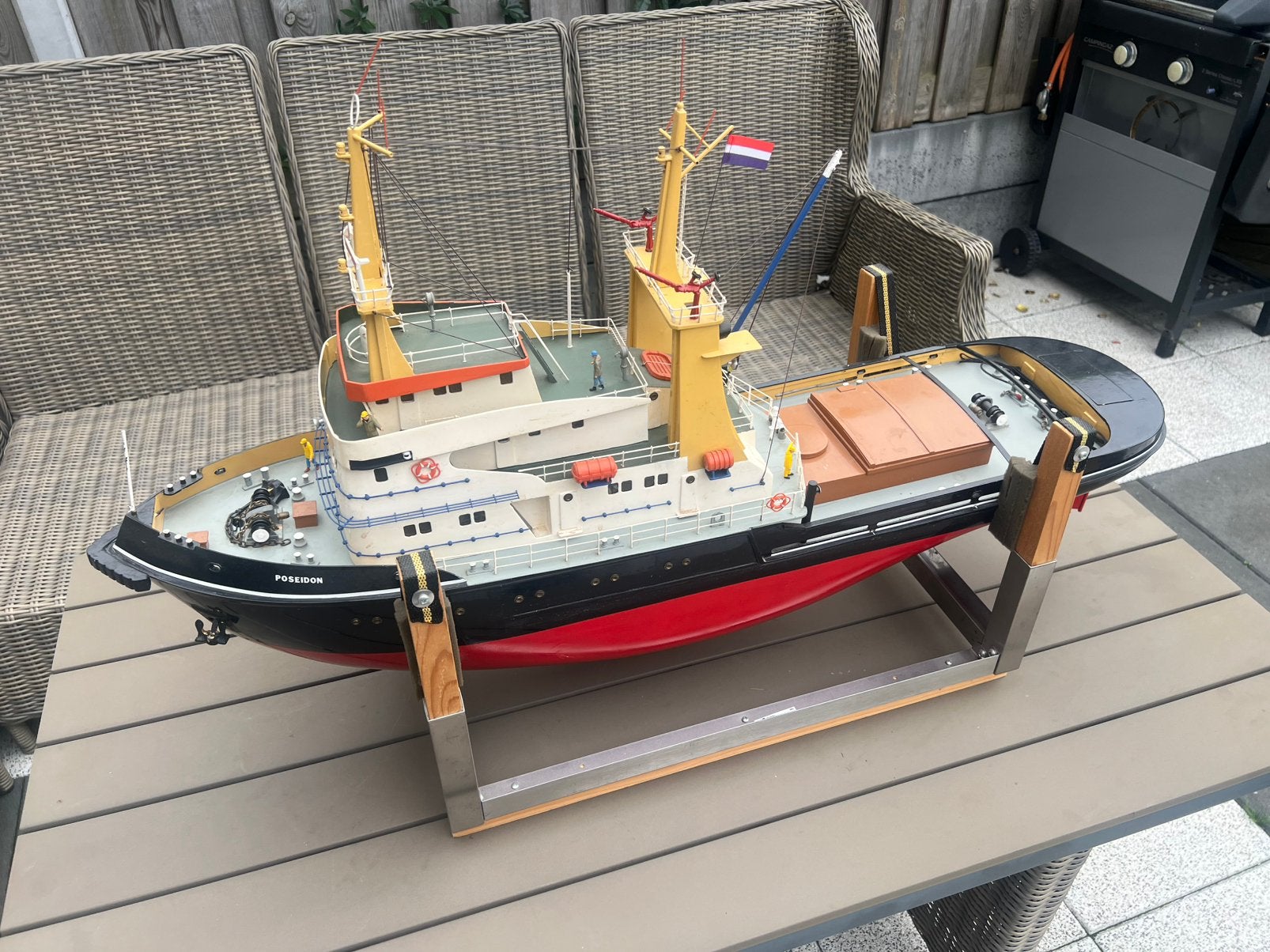 Grote RC Sleepboot POSEIDON – ROTTERDAM, Ophalen, Gebruikt