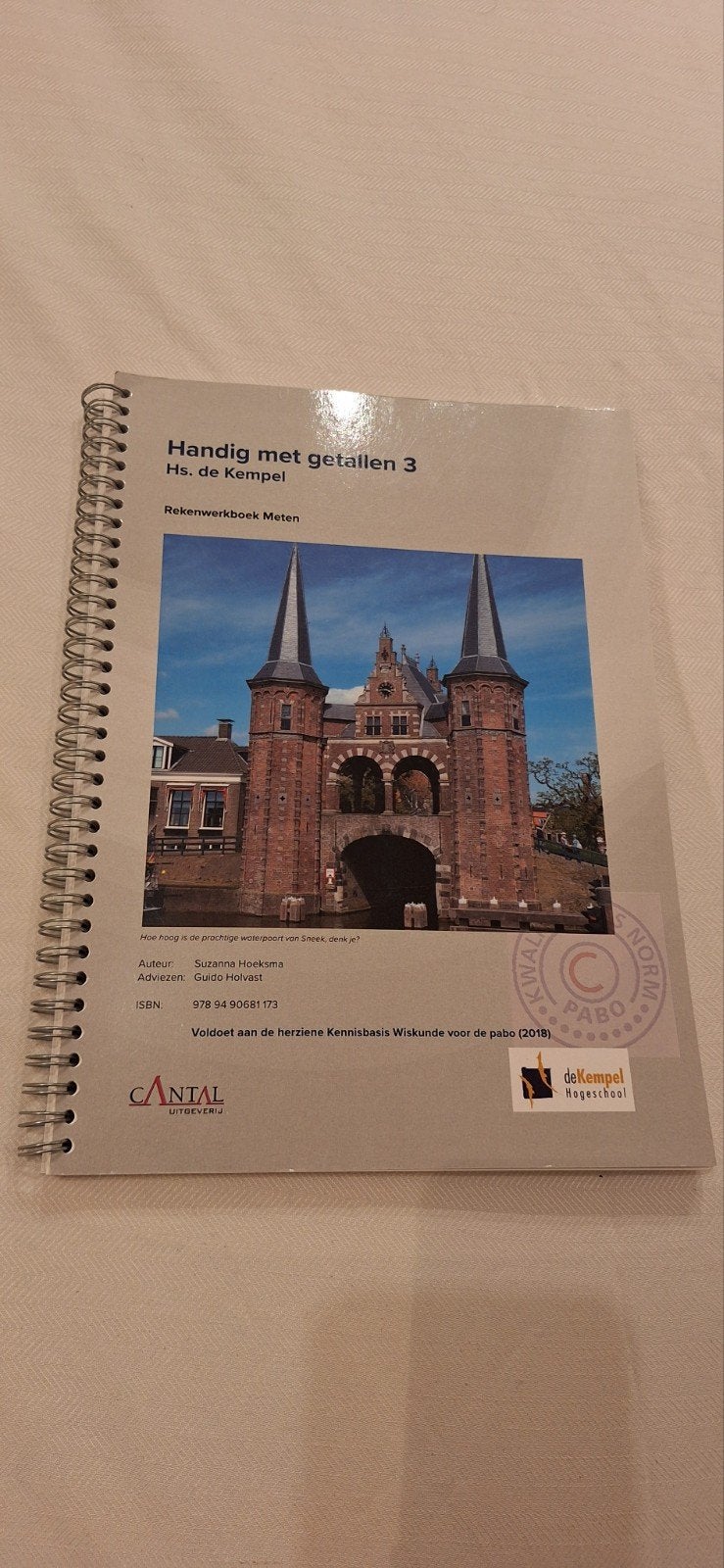ZGAN PABO De Kempel - Handig met getallen 3, Ophalen of Verzenden, Zo goed als nieuw, Overige niveaus, Suzanna Hoeksma