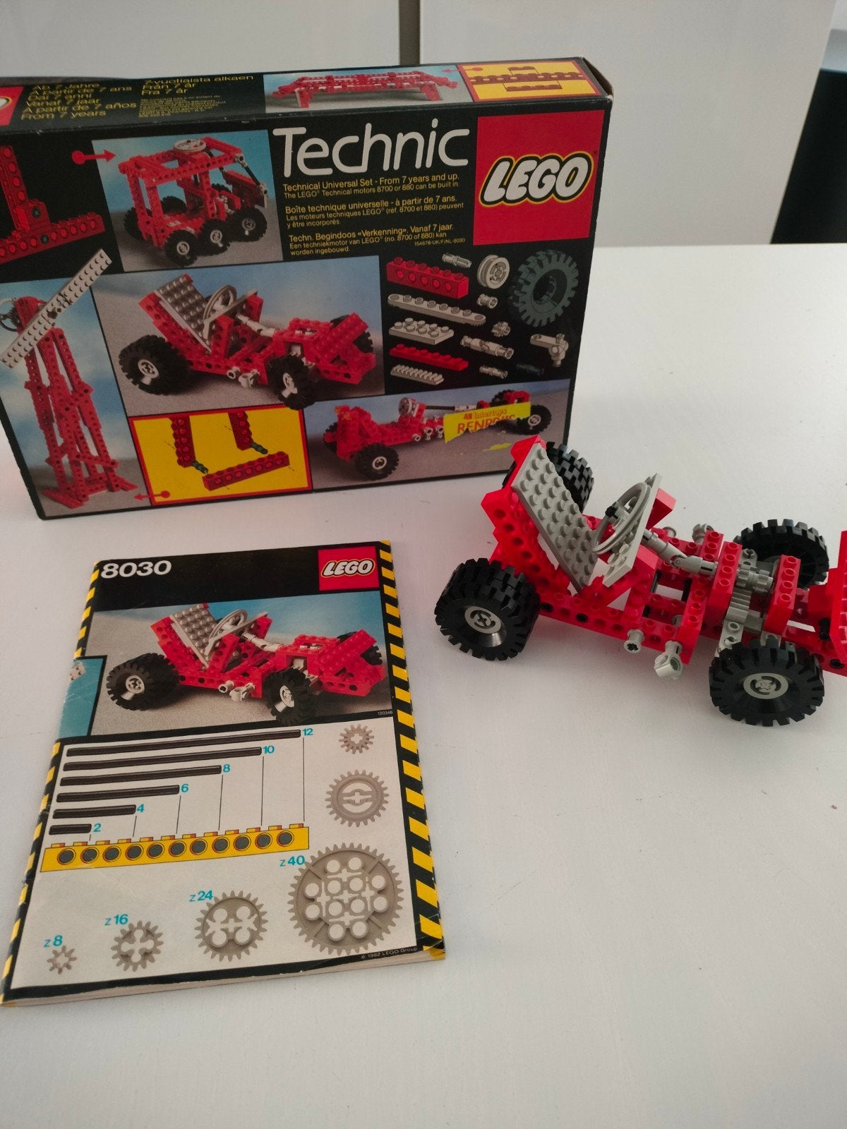 LEGO Technic 8030 Universal Set - Vintage, Kinderen en Baby's, Speelgoed | Duplo en Lego, Compleet, Gebruikt, Lego, Ophalen of Verzenden