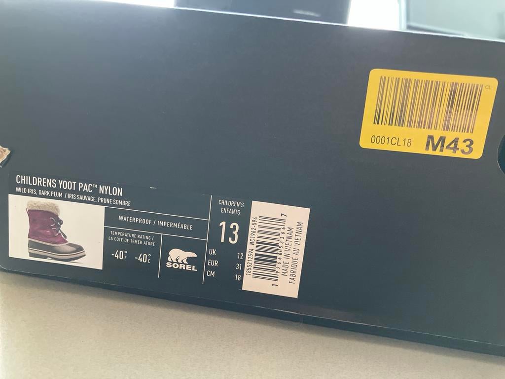 Sorel Nylon snowboots kind maat 31 - Zo goed als nieuw, Kinderen en Baby's, Ophalen of Verzenden, Zo goed als nieuw, Meisje, Laarzen