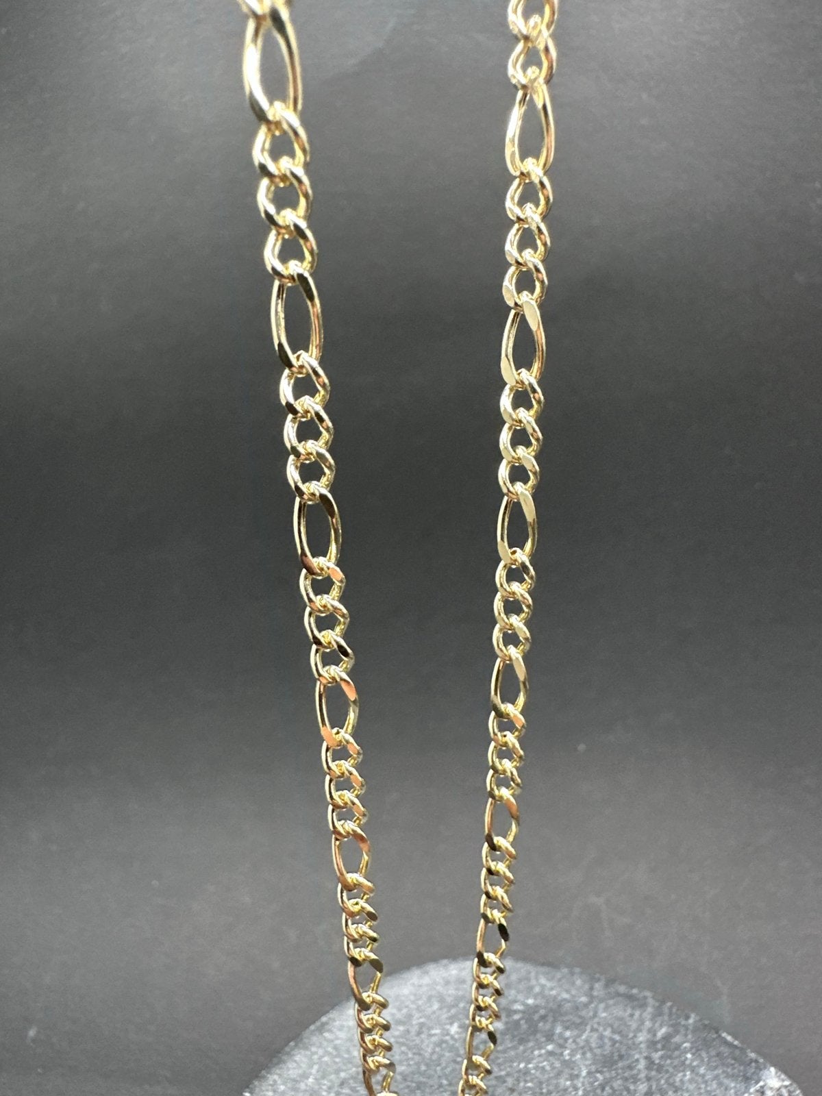 14k Gouden Figaro Ketting, Sieraden, Tassen en Uiterlijk, Kettingen, Ophalen of Verzenden, Zo goed als nieuw, Goud